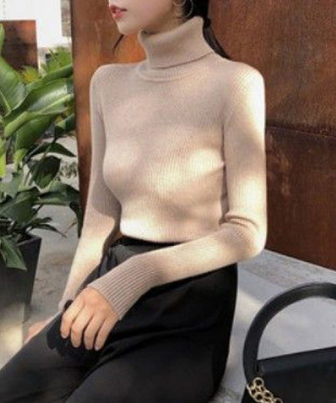 タイトフィットリブニット